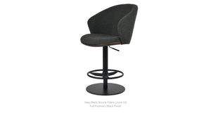 Athena Piston Stool - compact and stylish design | Image 3 | InSTYLE Home & Rugs