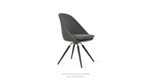 Avanos Carrot Swivel Chair - comfortable seating for dining and office spaces | Image 5 | InSTYLE Home & Rugs
