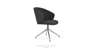 Athena Spider Swivel Chair - comfortable seating for dining and office spaces | Image 13 | InSTYLE Home & Rugs
