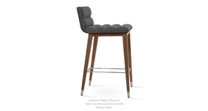 Corona Wood Comfort Stools - perfect for small spaces | Image 1 | InSTYLE Home & Rugs