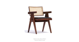 Pierre J Armchair Half Wicker - modern accent armchair for stylish interiors | Image 5 | InSTYLE Home & Rugs