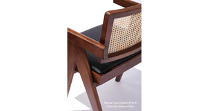 Pierre J Armchair Half Wicker - modern accent armchair for stylish interiors | Image 7 | InSTYLE Home & Rugs