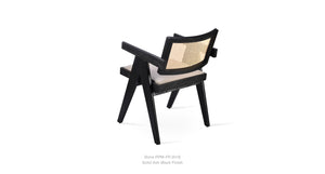 Pierre J Armchair Half Wicker - modern accent armchair for stylish interiors | Image 12 | InSTYLE Home & Rugs
