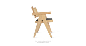 Pierre J Armchair Half Wicker - modern accent armchair for stylish interiors | Image 15 | InSTYLE Home & Rugs