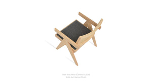 Pierre J Armchair Half Wicker - modern accent armchair for stylish interiors | Image 18 | InSTYLE Home & Rugs