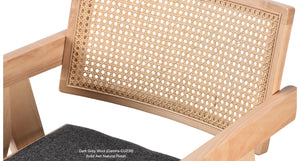 Pierre J Armchair Half Wicker - modern accent armchair for stylish interiors | Image 20 | InSTYLE Home & Rugs