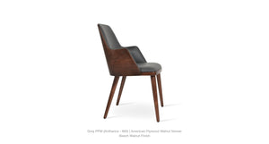 Romano W Armchair - upholstered armchair with padded comfort | Image 5 | InSTYLE Home & Rugs