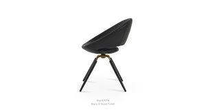 Crescent Carrot Swivel Chair - comfortable seating for dining and office spaces | Image 11 | InSTYLE Home & Rugs