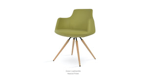 Dervish Carrot Swivel Chair - comfortable seating for dining and office spaces | Image 7 | InSTYLE Home & Rugs