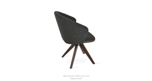 Athena Pyramid Swivel Chair - durable construction for long-lasting use | Image 7 | InSTYLE Home & Rugs