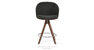 Athena Pyramid Swivel Stools - available in various heights | Image 2 | InSTYLE Home & Rugs
