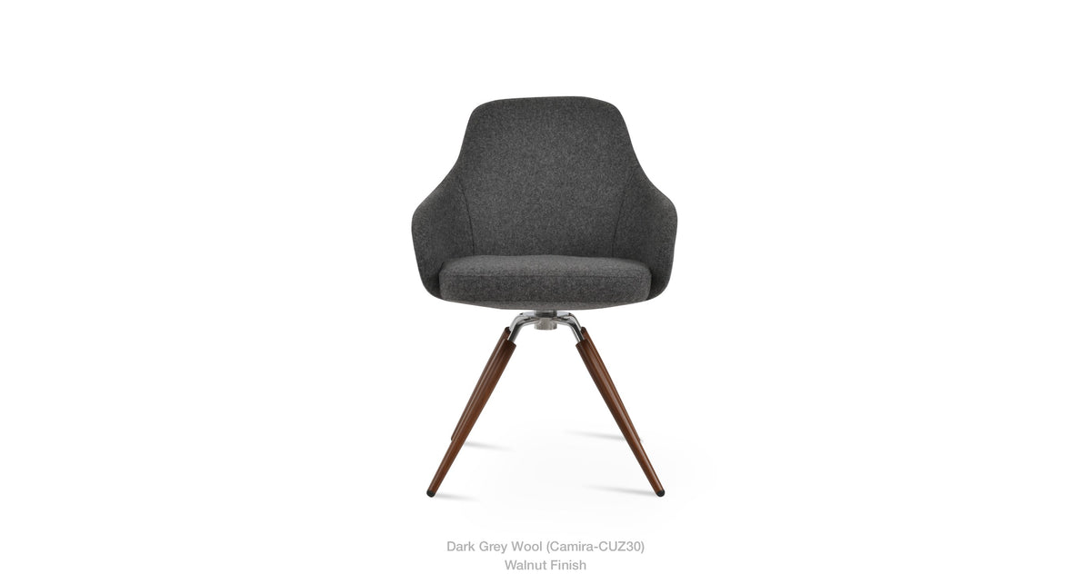 Gazel Arm Carrot Swivel Chair - durable construction for long-lasting use | Image 12 | InSTYLE Home & Rugs