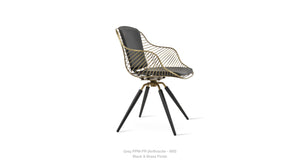 Zebra Carrot Swivel Chair - variety of styles from classic to contemporary | Image 33 | InSTYLE Home & Rugs