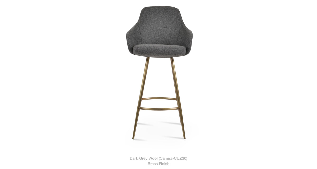 Gazel Arm Galata Stools - available in various heights | Image 11 | InSTYLE Home & Rugs