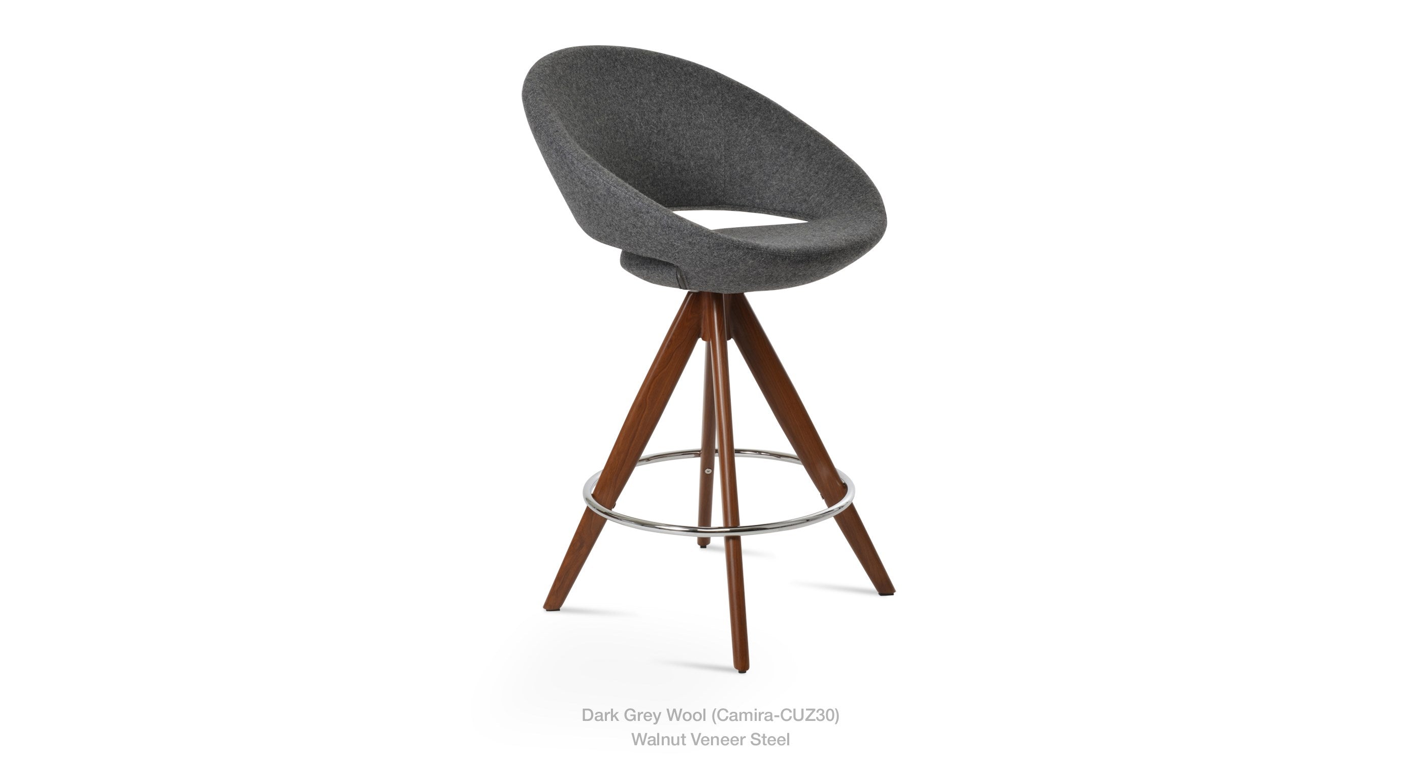 Crescent Pyramid MW Swivel Stools - compact and stylish design | Image 14 | InSTYLE Home & Rugs