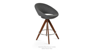 Crescent Pyramid MW Swivel Stools - compact and stylish design | Image 1 | InSTYLE Home & Rugs
