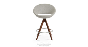 Crescent Pyramid MW Swivel Stools - compact and stylish design | Image 3 | InSTYLE Home & Rugs