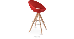 Crescent Pyramid MW Swivel Stools - compact and stylish design | Image 5 | InSTYLE Home & Rugs