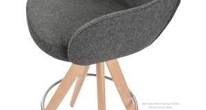 Gazel Arm Pyramid MW Stools - perfect for small spaces | Image 5 | InSTYLE Home & Rugs