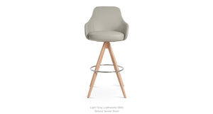 Gazel Arm Pyramid MW Stools - perfect for small spaces | Image 6 | InSTYLE Home & Rugs