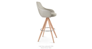 Gazel Arm Pyramid MW Stools - perfect for small spaces | Image 7 | InSTYLE Home & Rugs