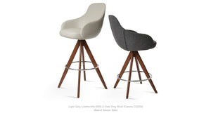 Gazel Arm Pyramid MW Stools - perfect for small spaces | Image 10 | InSTYLE Home & Rugs