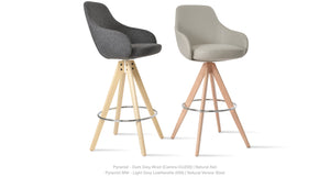 Gazel Arm Pyramid MW Stools - perfect for small spaces | Image 11 | InSTYLE Home & Rugs