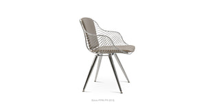 Zebra Star Chair - comfortable seating for dining and office spaces | Image 2 | InSTYLE Home & Rugs