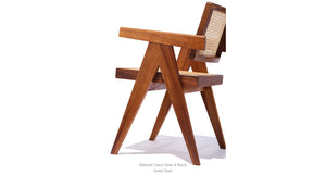 Pierre J Armchair Teak Full Wicker - upholstered armchair with padded comfort | Image 24 | InSTYLE Home & Rugs