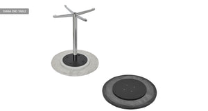 Marble Round - compact round table for cozy spaces and intimate settings | Image 5 | InSTYLE Home & Rugs