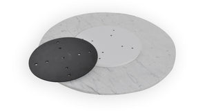 Marble Round - compact round table for cozy spaces and intimate settings | Image 9 | InSTYLE Home & Rugs
