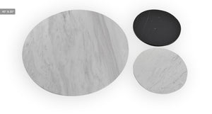 Marble Round - compact round table for cozy spaces and intimate settings | Image 12 | InSTYLE Home & Rugs