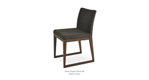 Aria Sled Wood Chair - comfortable seating for dining and office spaces | Image 26 | InSTYLE Home & Rugs