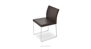 Aria Sled Chair - stylish chairs for any table | Image 30 | InSTYLE Home & Rugs