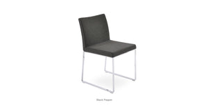 Aria Sled Chair - stylish chairs for any table | Image 42 | InSTYLE Home & Rugs
