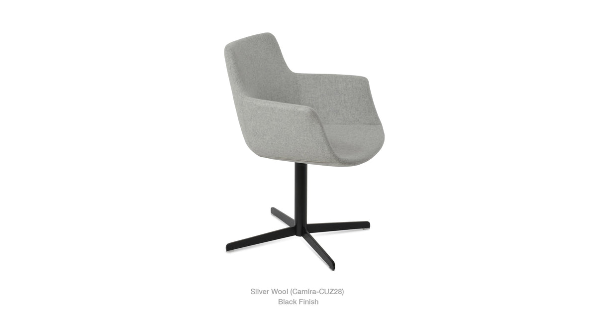Bottega 4 Star Chair - comfortable seating for dining and office spaces | Image 3 | InSTYLE Home & Rugs