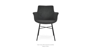 Bottega Cross Chair - comfortable seating for dining and office spaces | Image 3 | InSTYLE Home & Rugs
