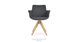 Bottega Pyramid Swivel Chair - durable construction for long-lasting use | Image 4 | InSTYLE Home & Rugs