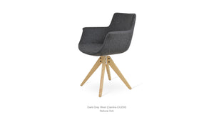 Bottega Pyramid Swivel Chair - durable construction for long-lasting use | Image 5 | InSTYLE Home & Rugs