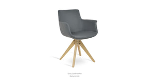 Bottega Pyramid Swivel Chair - durable construction for long-lasting use | Image 30 | InSTYLE Home & Rugs