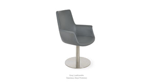 Bottega Round Swivel HB Chair - durable construction for long-lasting use | Image 17 | InSTYLE Home & Rugs