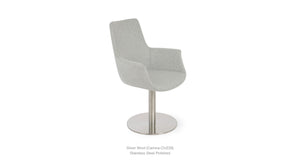 Bottega Round Swivel HB Chair - durable construction for long-lasting use | Image 18 | InSTYLE Home & Rugs