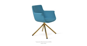 Bottega Stick Swivel Chair - comfortable seating for dining and office spaces | Image 15 | InSTYLE Home & Rugs