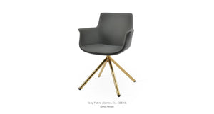 Bottega Stick Swivel Chair - comfortable seating for dining and office spaces | Image 18 | InSTYLE Home & Rugs