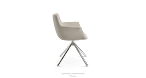 Bottega Stick Swivel Chair - comfortable seating for dining and office spaces | Image 42 | InSTYLE Home & Rugs
