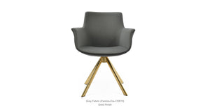 Bottega Sword Swivel Chair - durable construction for long-lasting use | Image 14 | InSTYLE Home & Rugs