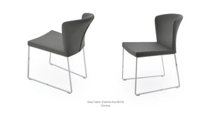 Capri Sled Chair - elegant seating for dining areas | Image 10 | InSTYLE Home & Rugs