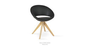 Crescent Pyramid Swivel Chair - durable construction for long-lasting use | Image 3 | InSTYLE Home & Rugs