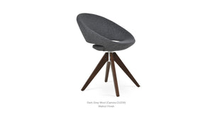 Crescent Pyramid Swivel Chair - durable construction for long-lasting use | Image 6 | InSTYLE Home & Rugs