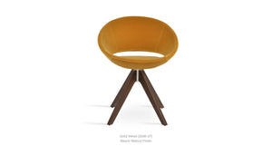Crescent Pyramid Swivel Chair - durable construction for long-lasting use | Image 9 | InSTYLE Home & Rugs